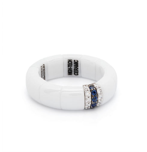 18kt white gold Pura ring